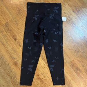 Spanx Yoga By Sara Blakely Butterfly Sz L Black NWT